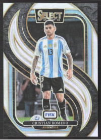 Cristian Romero, Kartička, 2024-25 Panini Select FIFA Soccer, Silver