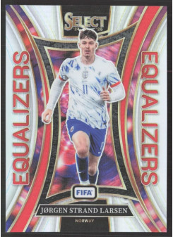 Jorgen Strand Larsen, Kartička, 2024-25 Panini Select FIFA Soccer, INSERT