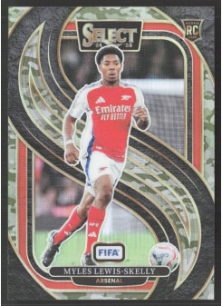 Myles Lewis-Skelly, Kartička, 2024-25 Panini Select FIFA Soccer, LIMIT