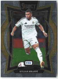 Kylian Mbappe, Kartička, 2024-25 Panini Select FIFA Soccer, BASE