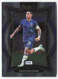 Enzo Fernandez, Kartička, 2024-25 Panini Select FIFA Soccer, BASE