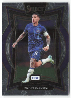 Enzo Fernandez, Kartička, 2024-25 Panini Select FIFA Soccer, BASE