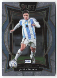 Julian Alvarez, Kartička, 2024-25 Panini Select FIFA Soccer, BASE