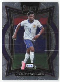 Aurelien Tchouameni, Kartička, 2024-25 Panini Select FIFA Soccer, BASE