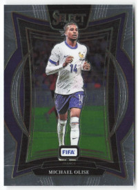 Michael Olise, Kartička, 2024-25 Panini Select FIFA Soccer, BASE