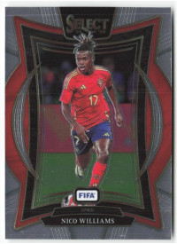 Nico Williams, Kartička, 2024-25 Panini Select FIFA Soccer, BASE