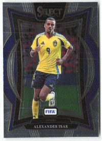 Alexander Isak, Kartička, 2024-25 Panini Select FIFA Soccer, BASE