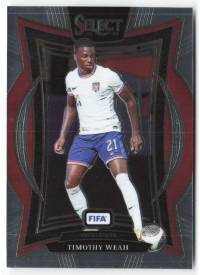 Timothy Weah, Kartička, 2024-25 Panini Select FIFA Soccer, BASE