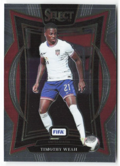 Timothy Weah, Kartička, 2024-25 Panini Select FIFA Soccer, BASE