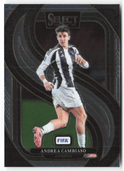 Andrea Cambiaso, Kartička, 2024-25 Panini Select FIFA Soccer, BASE
