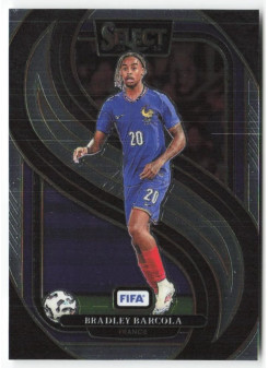 Bradley Barcola, Kartička, 2024-25 Panini Select FIFA Soccer, BASE