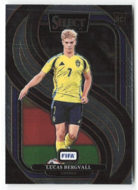 Lucas Bergvall, Kartička, 2024-25 Panini Select FIFA Soccer, BASE