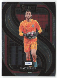 Matt Turner, Kartička, 2024-25 Panini Select FIFA Soccer, BASE