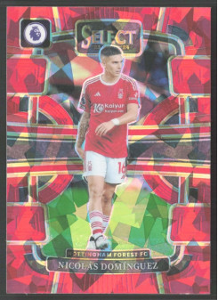 Nicolas Dominguez, Kartička, 2023-24 Panini Select Premier League, Red Ice