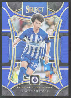 Kaoru Mitoma, Kartička, 2023-24 Panini Select Premier League, Blue