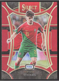 Vitinha, Kartička, 2023-24 Panini Select FIFA Soccer, Red