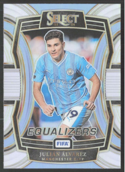 Julian Alvarez, Kartička, 2023-24 Panini Select FIFA Soccer, INSERT