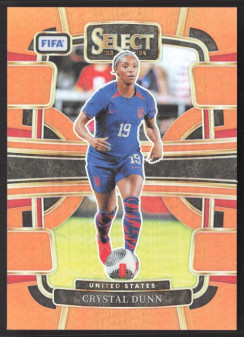 Crystal Dunn, Kartička, 2023-24 Panini Select FIFA Soccer, LIMIT