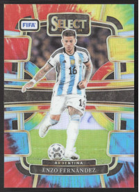 Enzo Fernandez, Kartička, 2023-24 Panini Select FIFA Soccer, LIMIT