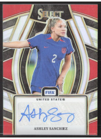 Ashley Sanchez, Kartička, 2023-24 Panini Select FIFA Soccer, AUTOGRAPH