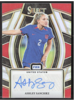 Ashley Sanchez, Kartička, 2023-24 Panini Select FIFA Soccer, AUTOGRAPH