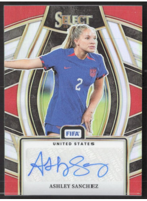 Ashley Sanchez, Card, 2023-24 Panini Select FIFA Soccer, AUTOGRAPH