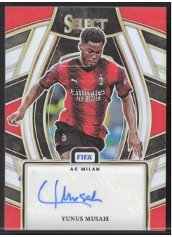 Yunus Musah, Kartička, 2023-24 Panini Select FIFA Soccer, AUTOGRAPH