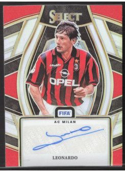 Leonardo, Kartička, 2023-24 Panini Select FIFA Soccer, AUTOGRAPH