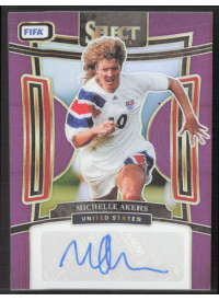 Michelle Akers, Kartička, 2023-24 Panini Select FIFA Soccer, AUTOGRAPH