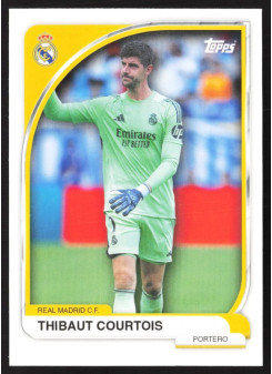 Thibaut Courtois, Kartička, 2025-26 Topps Real Madrid Collector Tin, BASE