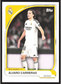 Álvaro Carreras, Kartička, 2025-26 Topps Real Madrid Collector Tin, BASE