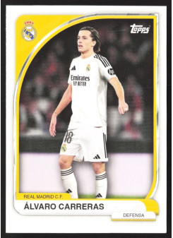 Álvaro Carreras, Kartička, 2025-26 Topps Real Madrid Collector Tin, BASE