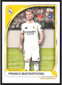 Franco MastantuonoRC, Kartička, 2025-26 Topps Real Madrid Collector Tin, BASE