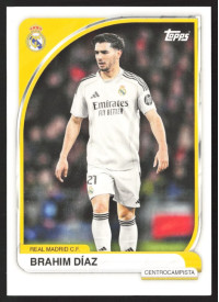Brahim Díaz, Kartička, 2025-26 Topps Real Madrid Collector Tin, BASE