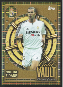 Zinedine Zidane, Kartička, 2025-26 Topps Real Madrid Collector Tin, INSERT