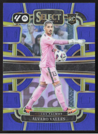 Alvaro Valles, Kartička, 2023-24 Panini Select LaLiga, Blue