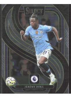 Jeremy Doku, Kartička, 2024-25 Panini Select Premier League, BASE