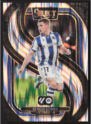 Sergio Gomez, Card, 2024-25 Panini Select LaLiga, Flash