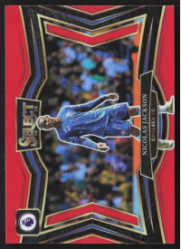 Nicolas Jackson, Kartička, 2024-25 Panini Select Premier League, Red