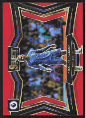 Nicolas Jackson, Card, 2024-25 Panini Select Premier League, Red