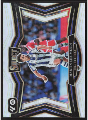 Martin Zubimendi, Card, 2024-25 Panini Select LaLiga, Silver