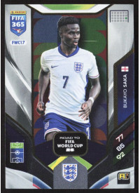 Bukayo Saka, Kartička, 2026 Panini Adrenalyn XL FIFA 365, INSERT