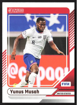 Yunus Musah, Kartička, Panini Donruss Soccer 2024-25, BASE