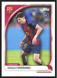 Guille FernándezRC, Kartička, 2025-26 Topps FC Barcelona Collector Tin, BASE