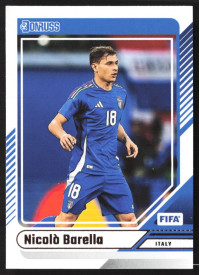 Nicolo Barella, Kartička, Panini Donruss Soccer 2024-25, BASE