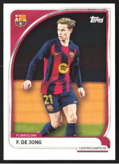 Frenkie de Jong, Kartička, 2025-26 Topps FC Barcelona Collector Tin, BASE