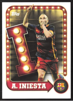 Andrés Iniesta, Kartička, 2025-26 Topps FC Barcelona Collector Tin, INSERT