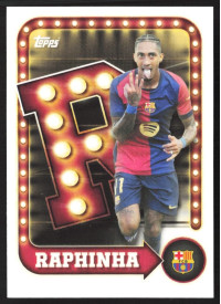Raphinha, Kartička, 2025-26 Topps FC Barcelona Collector Tin, INSERT