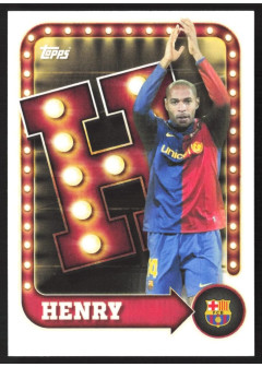 Thierry Henry, Kartička, 2025-26 Topps FC Barcelona Collector Tin, INSERT