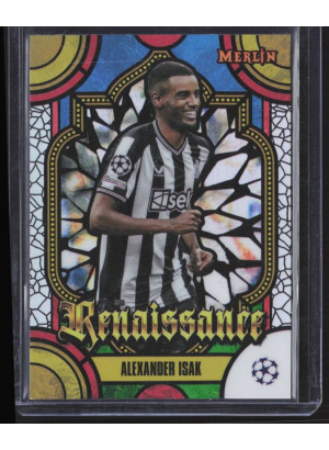 Alexander Isak, Card, Topps Merlin Chrome UEFA Club Competitions 2023-24, INSERT